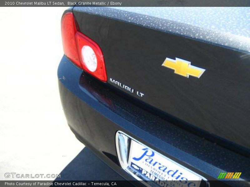 Black Granite Metallic / Ebony 2010 Chevrolet Malibu LT Sedan
