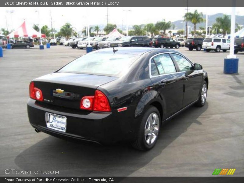 Black Granite Metallic / Ebony 2010 Chevrolet Malibu LT Sedan