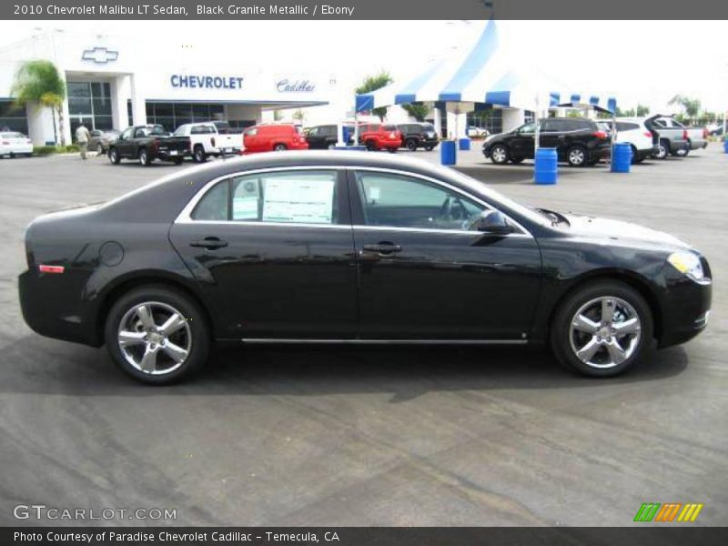Black Granite Metallic / Ebony 2010 Chevrolet Malibu LT Sedan