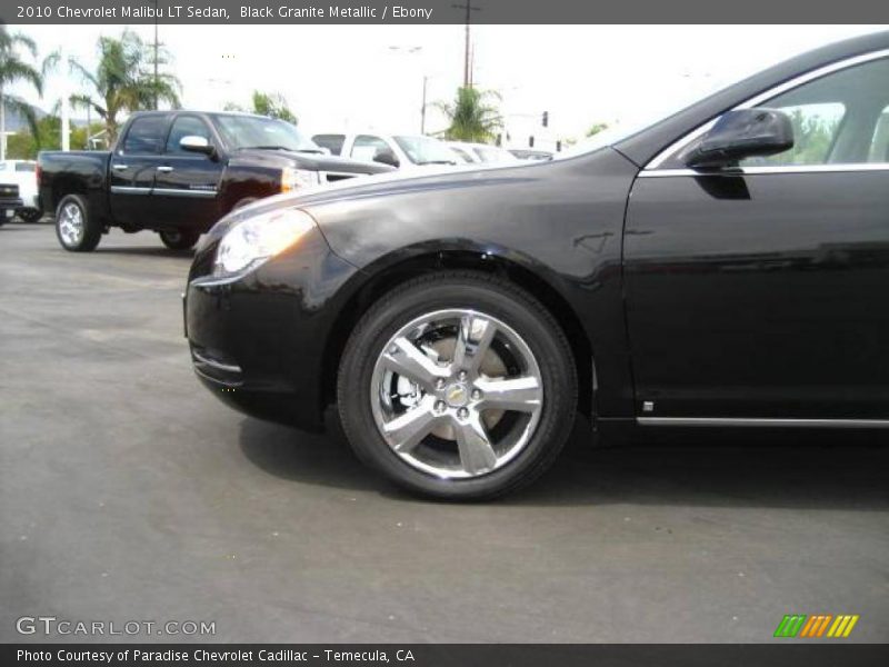 Black Granite Metallic / Ebony 2010 Chevrolet Malibu LT Sedan