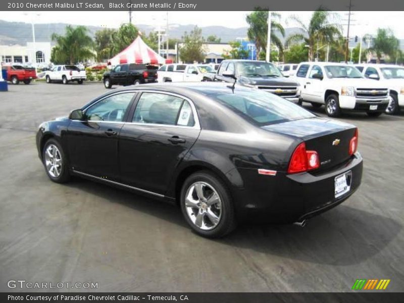 Black Granite Metallic / Ebony 2010 Chevrolet Malibu LT Sedan