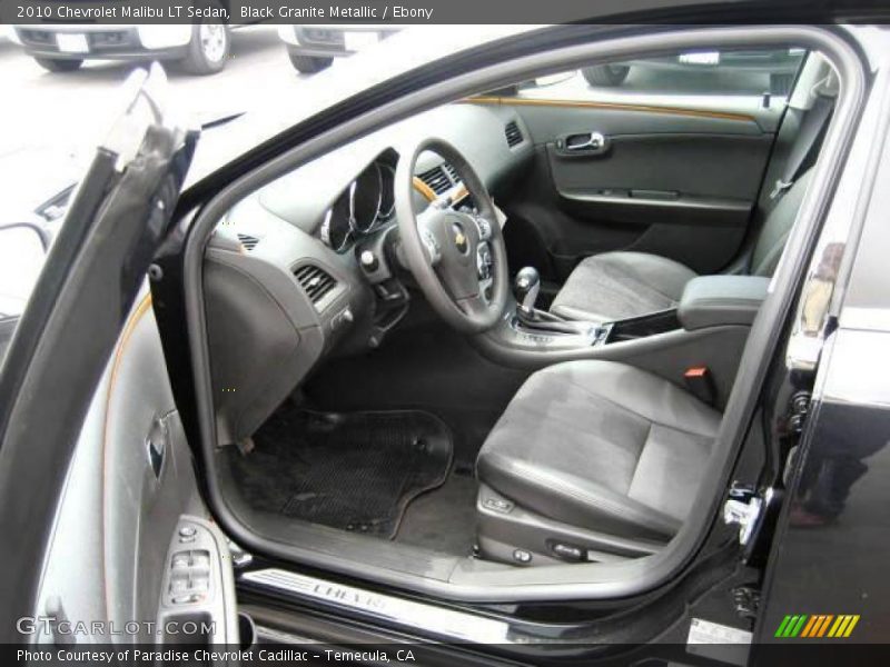 Black Granite Metallic / Ebony 2010 Chevrolet Malibu LT Sedan