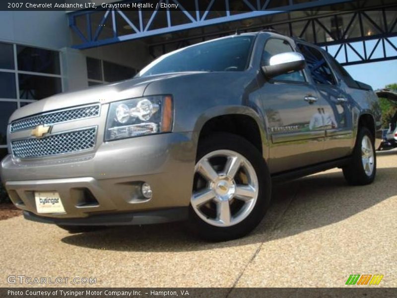 Graystone Metallic / Ebony 2007 Chevrolet Avalanche LTZ