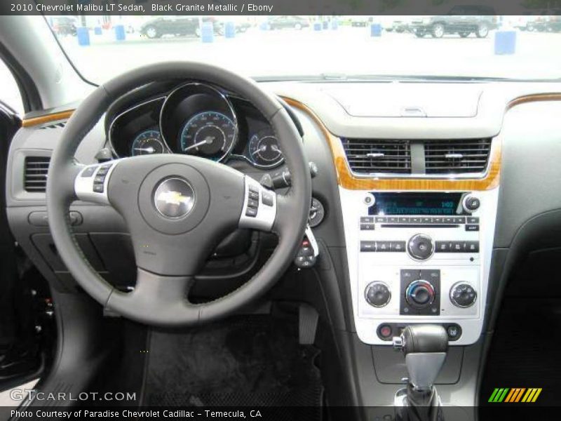 Black Granite Metallic / Ebony 2010 Chevrolet Malibu LT Sedan