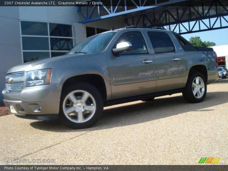 Graystone Metallic / Ebony 2007 Chevrolet Avalanche LTZ