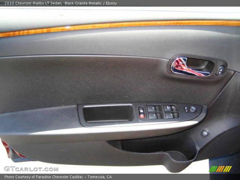 Black Granite Metallic / Ebony 2010 Chevrolet Malibu LT Sedan