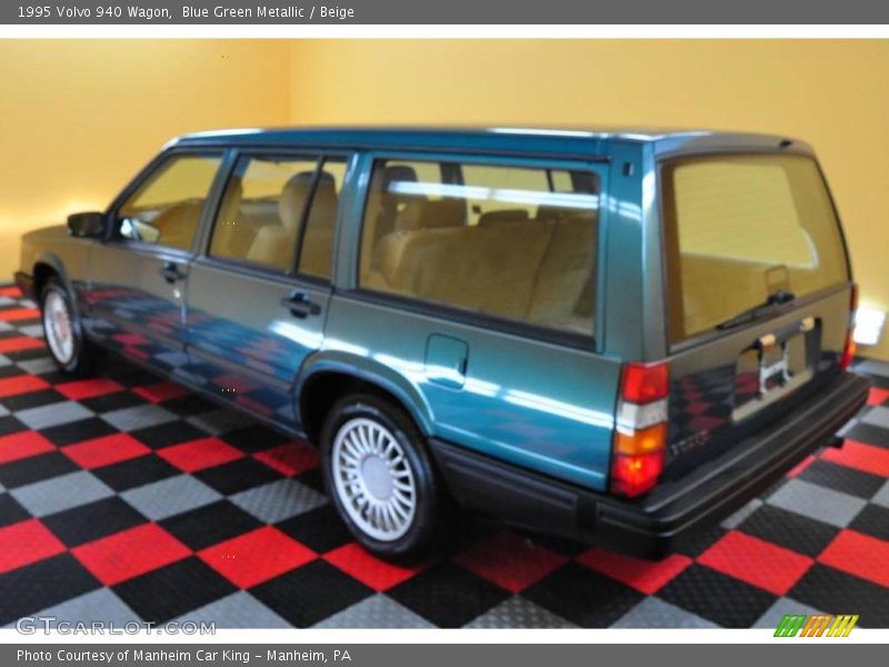 Blue Green Metallic / Beige 1995 Volvo 940 Wagon