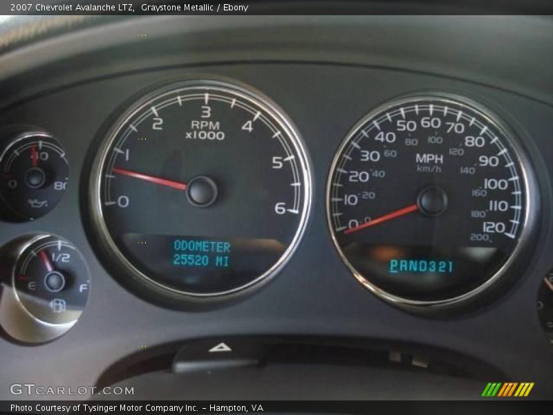 Graystone Metallic / Ebony 2007 Chevrolet Avalanche LTZ