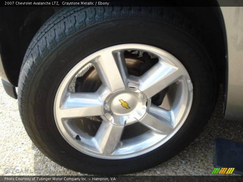Graystone Metallic / Ebony 2007 Chevrolet Avalanche LTZ