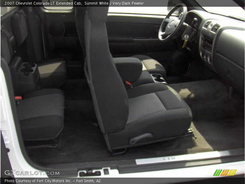 Summit White / Very Dark Pewter 2007 Chevrolet Colorado LT Extended Cab