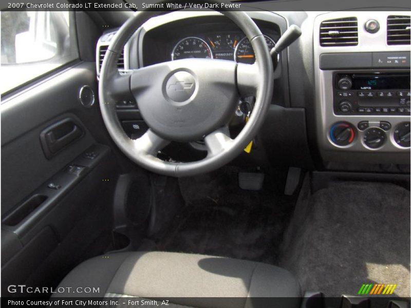 Summit White / Very Dark Pewter 2007 Chevrolet Colorado LT Extended Cab