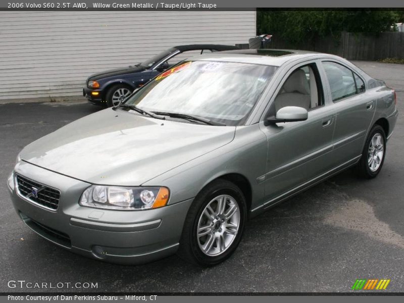 Willow Green Metallic / Taupe/Light Taupe 2006 Volvo S60 2.5T AWD
