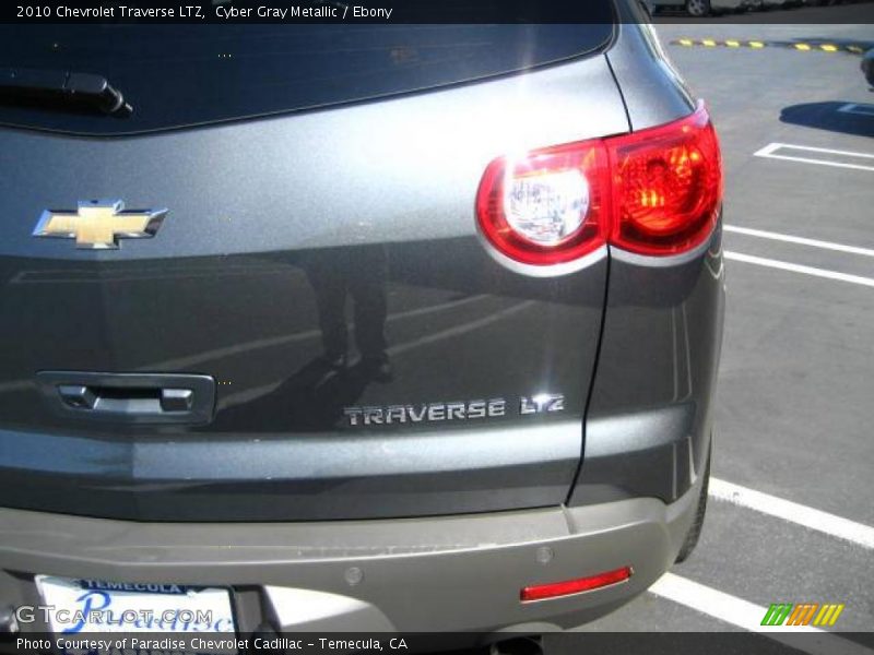 Cyber Gray Metallic / Ebony 2010 Chevrolet Traverse LTZ