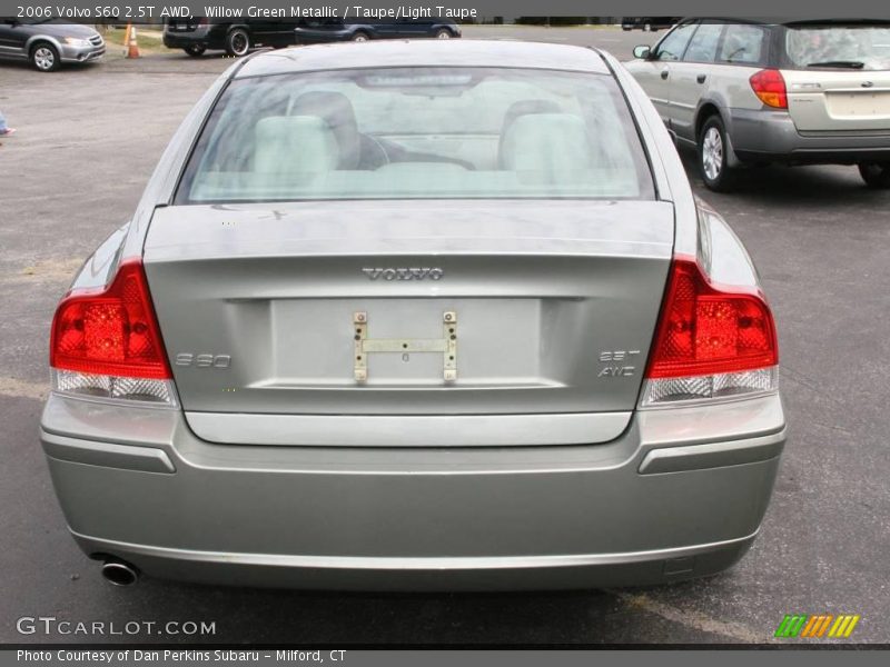 Willow Green Metallic / Taupe/Light Taupe 2006 Volvo S60 2.5T AWD