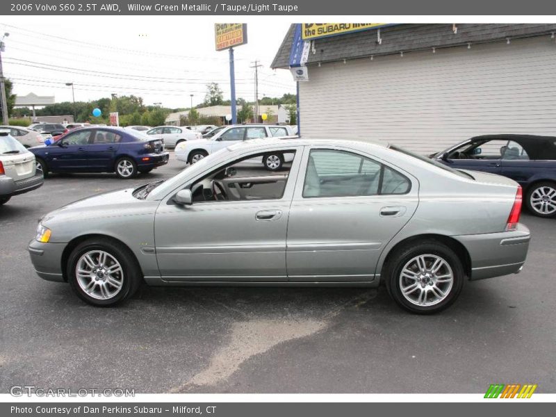 Willow Green Metallic / Taupe/Light Taupe 2006 Volvo S60 2.5T AWD