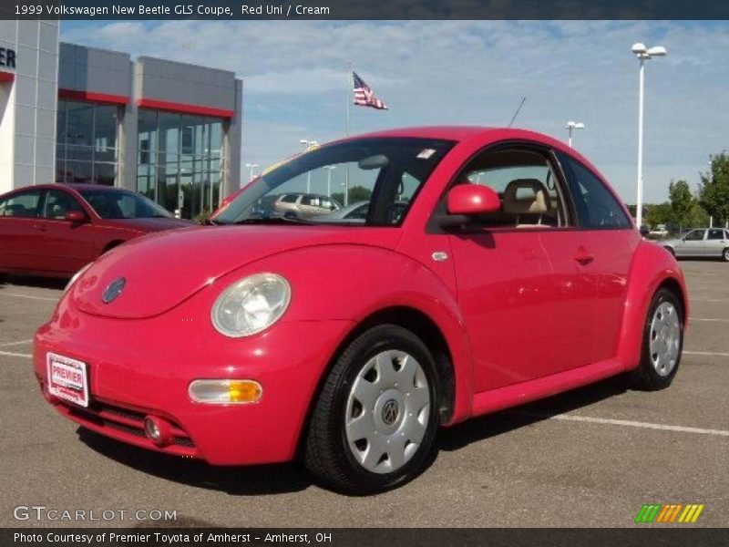 Red Uni / Cream 1999 Volkswagen New Beetle GLS Coupe