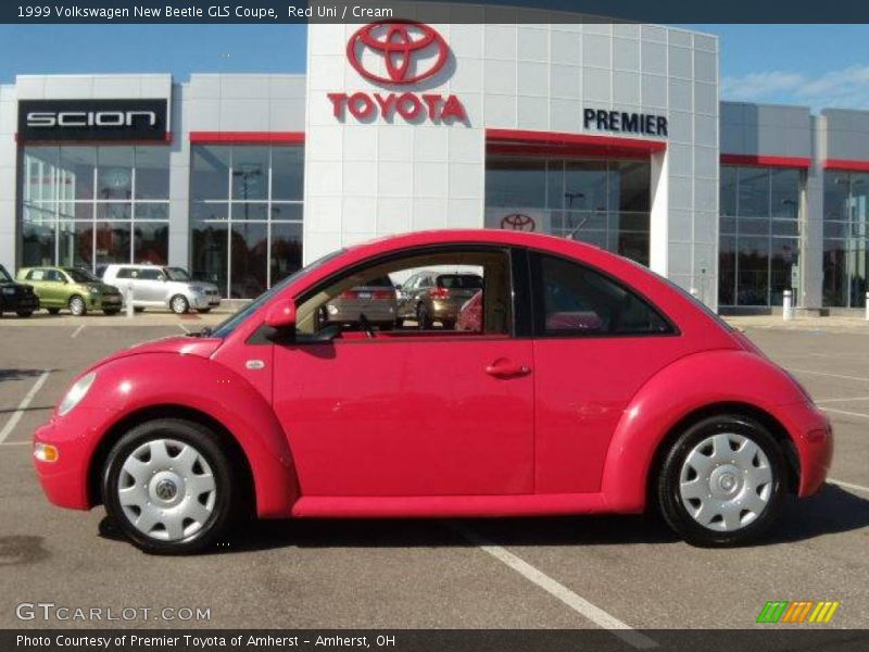 Red Uni / Cream 1999 Volkswagen New Beetle GLS Coupe