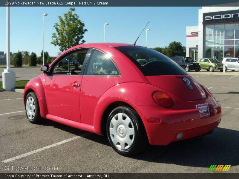 Red Uni / Cream 1999 Volkswagen New Beetle GLS Coupe