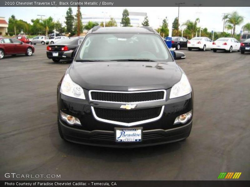 Black Granite Metallic / Ebony 2010 Chevrolet Traverse LT