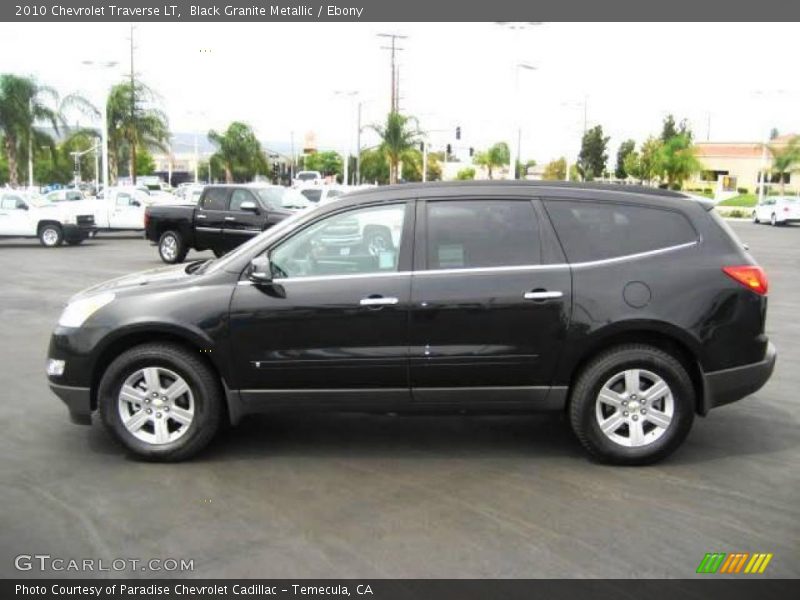 Black Granite Metallic / Ebony 2010 Chevrolet Traverse LT
