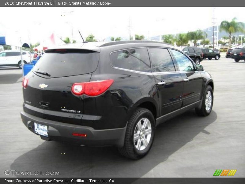 Black Granite Metallic / Ebony 2010 Chevrolet Traverse LT