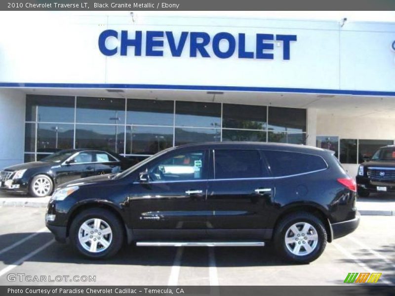 Black Granite Metallic / Ebony 2010 Chevrolet Traverse LT