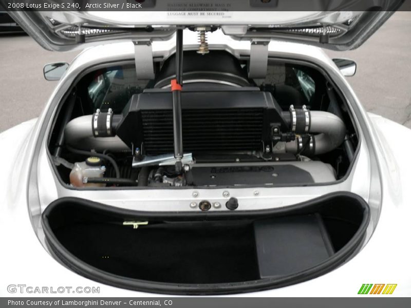  2008 Exige S 240 Engine - 1.8 Liter Supercharged DOHC 16-Valve VVT 4 Cylinder