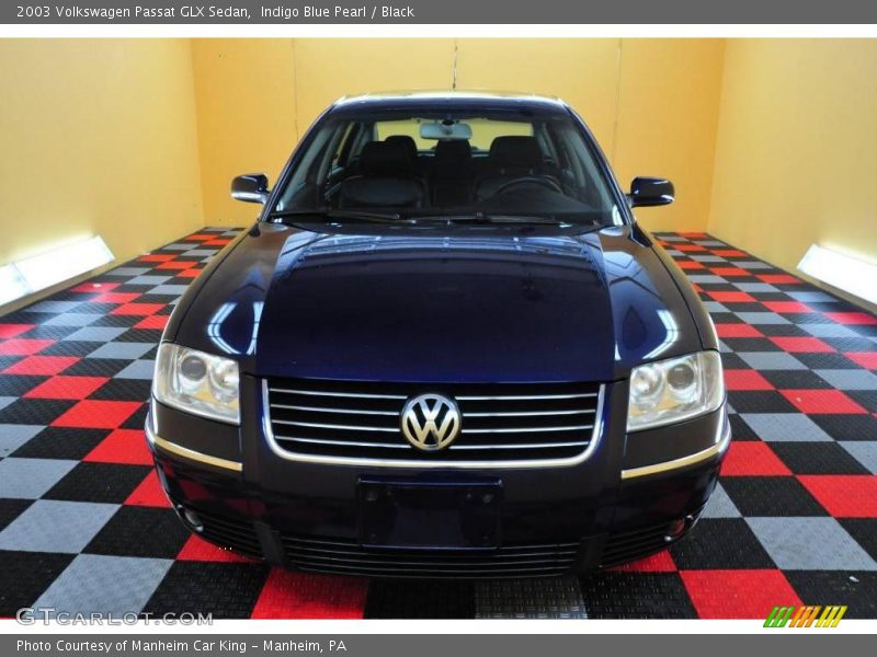 Indigo Blue Pearl / Black 2003 Volkswagen Passat GLX Sedan