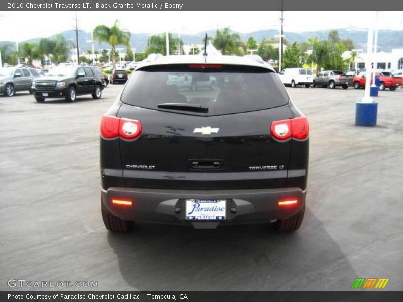 Black Granite Metallic / Ebony 2010 Chevrolet Traverse LT