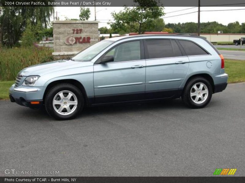 Butane Blue Pearl / Dark Slate Gray 2004 Chrysler Pacifica
