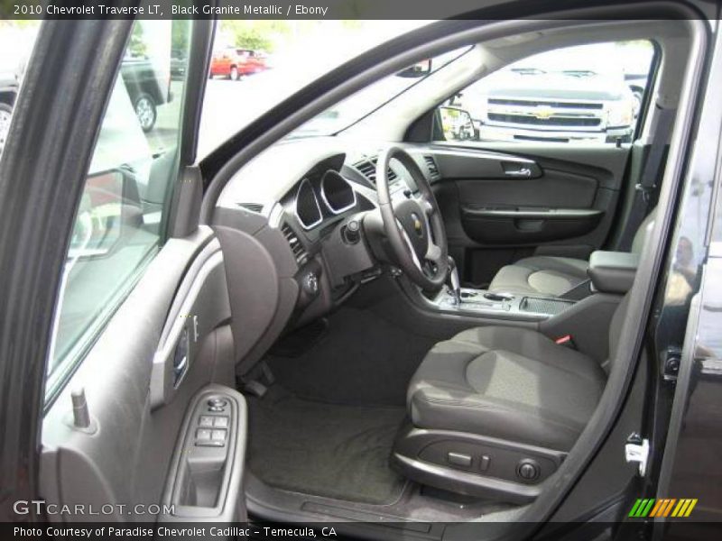 Black Granite Metallic / Ebony 2010 Chevrolet Traverse LT