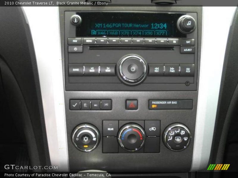 Black Granite Metallic / Ebony 2010 Chevrolet Traverse LT