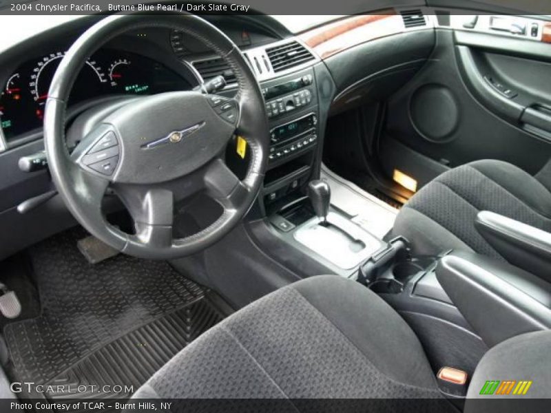 Butane Blue Pearl / Dark Slate Gray 2004 Chrysler Pacifica