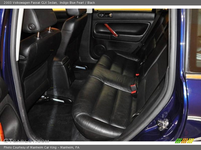 Indigo Blue Pearl / Black 2003 Volkswagen Passat GLX Sedan