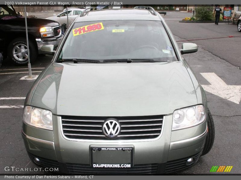 Fresco Green Metallic / Black 2003 Volkswagen Passat GLX Wagon