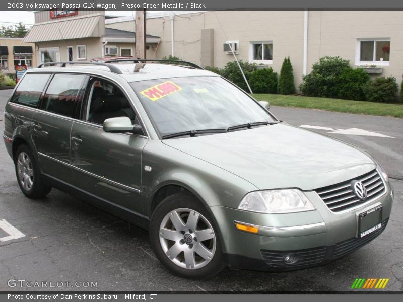 Fresco Green Metallic / Black 2003 Volkswagen Passat GLX Wagon