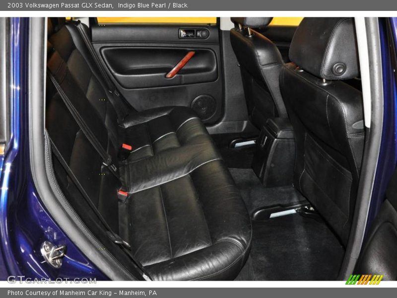 Indigo Blue Pearl / Black 2003 Volkswagen Passat GLX Sedan