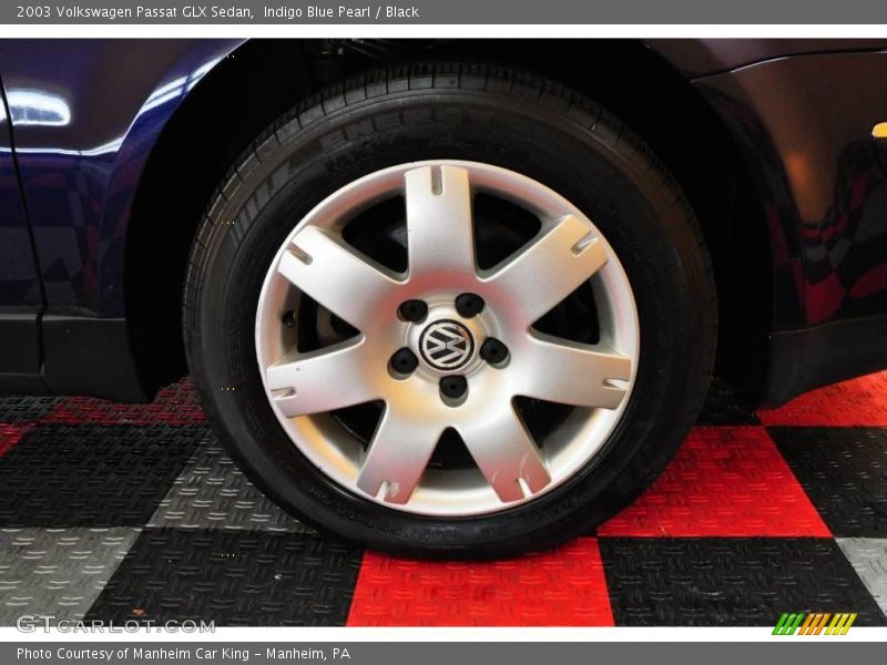 Indigo Blue Pearl / Black 2003 Volkswagen Passat GLX Sedan