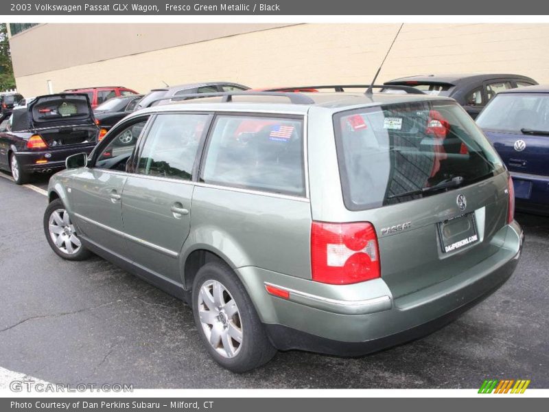 Fresco Green Metallic / Black 2003 Volkswagen Passat GLX Wagon