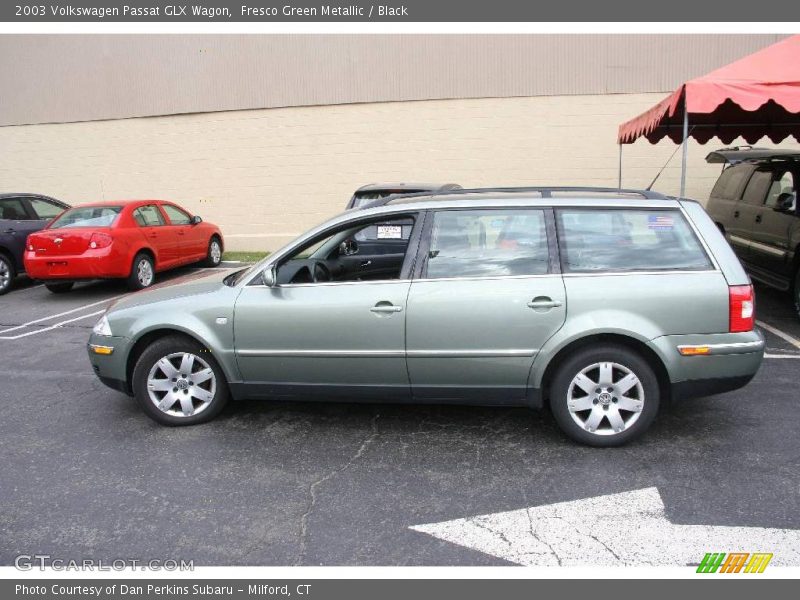 Fresco Green Metallic / Black 2003 Volkswagen Passat GLX Wagon