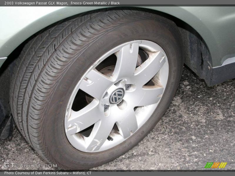 Fresco Green Metallic / Black 2003 Volkswagen Passat GLX Wagon