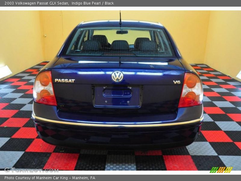 Indigo Blue Pearl / Black 2003 Volkswagen Passat GLX Sedan