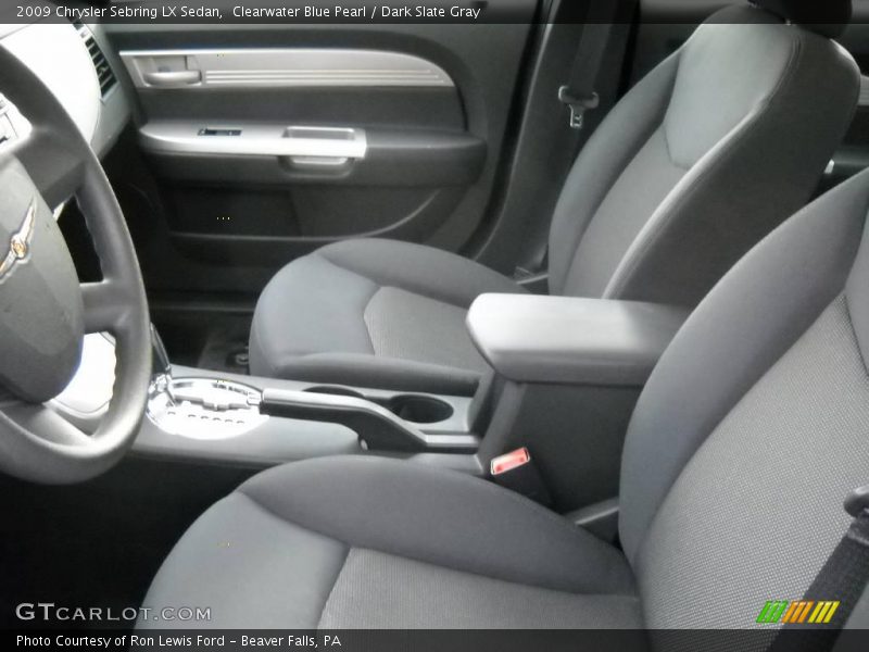 Clearwater Blue Pearl / Dark Slate Gray 2009 Chrysler Sebring LX Sedan