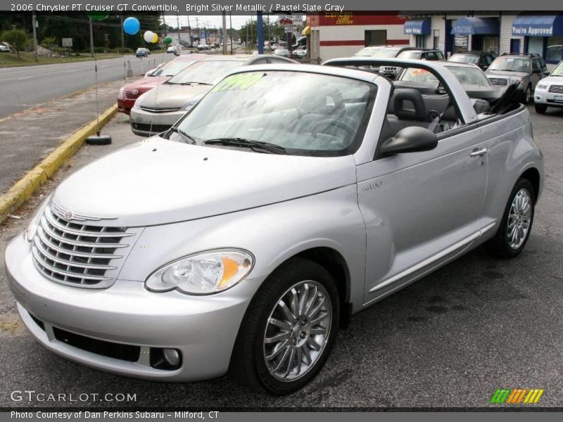 Bright Silver Metallic / Pastel Slate Gray 2006 Chrysler PT Cruiser GT Convertible