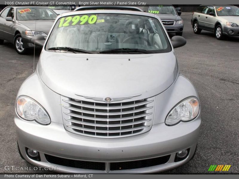 Bright Silver Metallic / Pastel Slate Gray 2006 Chrysler PT Cruiser GT Convertible