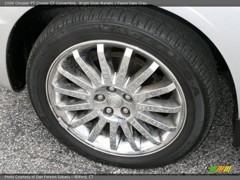 Bright Silver Metallic / Pastel Slate Gray 2006 Chrysler PT Cruiser GT Convertible