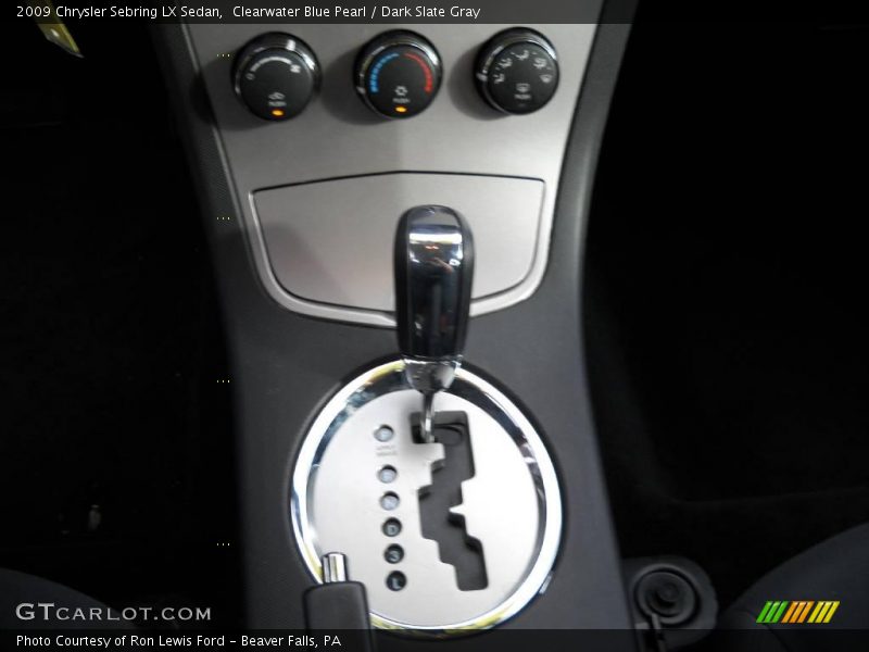 Clearwater Blue Pearl / Dark Slate Gray 2009 Chrysler Sebring LX Sedan