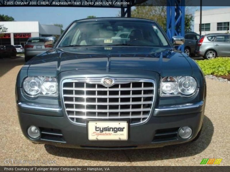 Magnesium Pearl / Deep Jade/Light Graystone 2005 Chrysler 300 C HEMI
