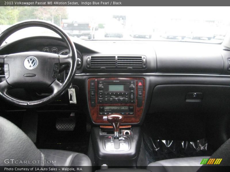 Indigo Blue Pearl / Black 2003 Volkswagen Passat W8 4Motion Sedan