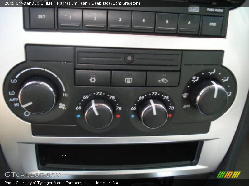 Magnesium Pearl / Deep Jade/Light Graystone 2005 Chrysler 300 C HEMI